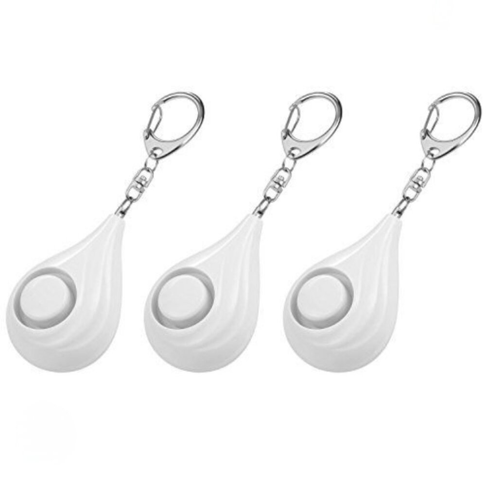 3 Pack Safesound Keychain Self Defense Personal Alarm System